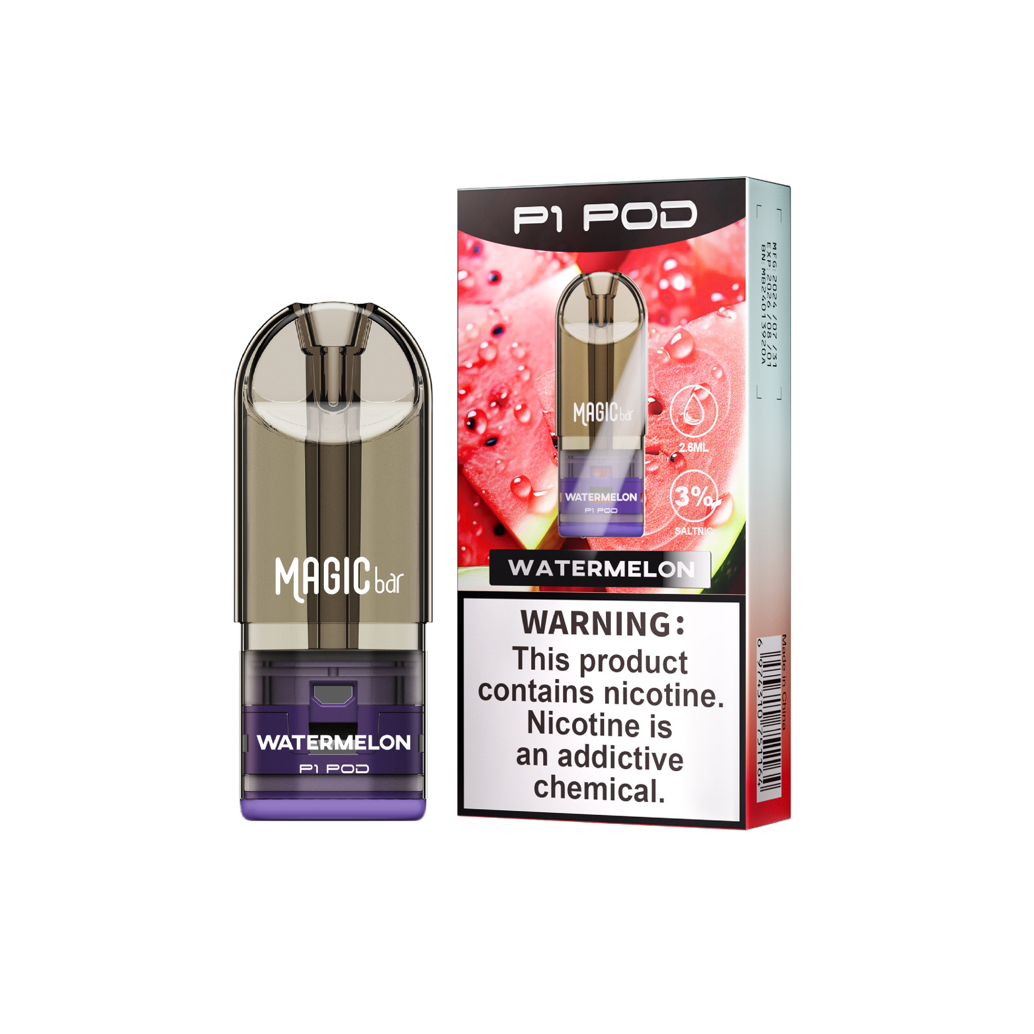 Magic Bar P1 Pod 800Puffs Prefeilled Relx Alternative Pod