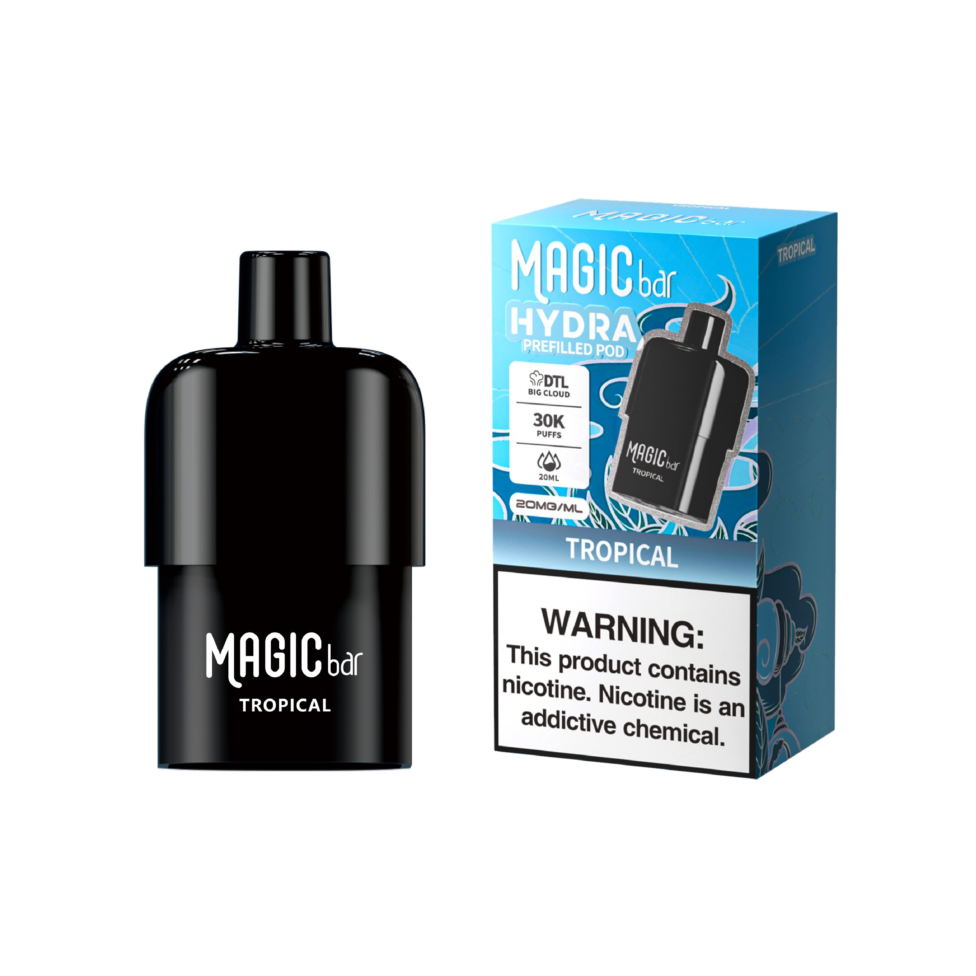 Magic Bar Hydra DTL Prefilled Pod World First DTL Big Cloud Prefilled Pod