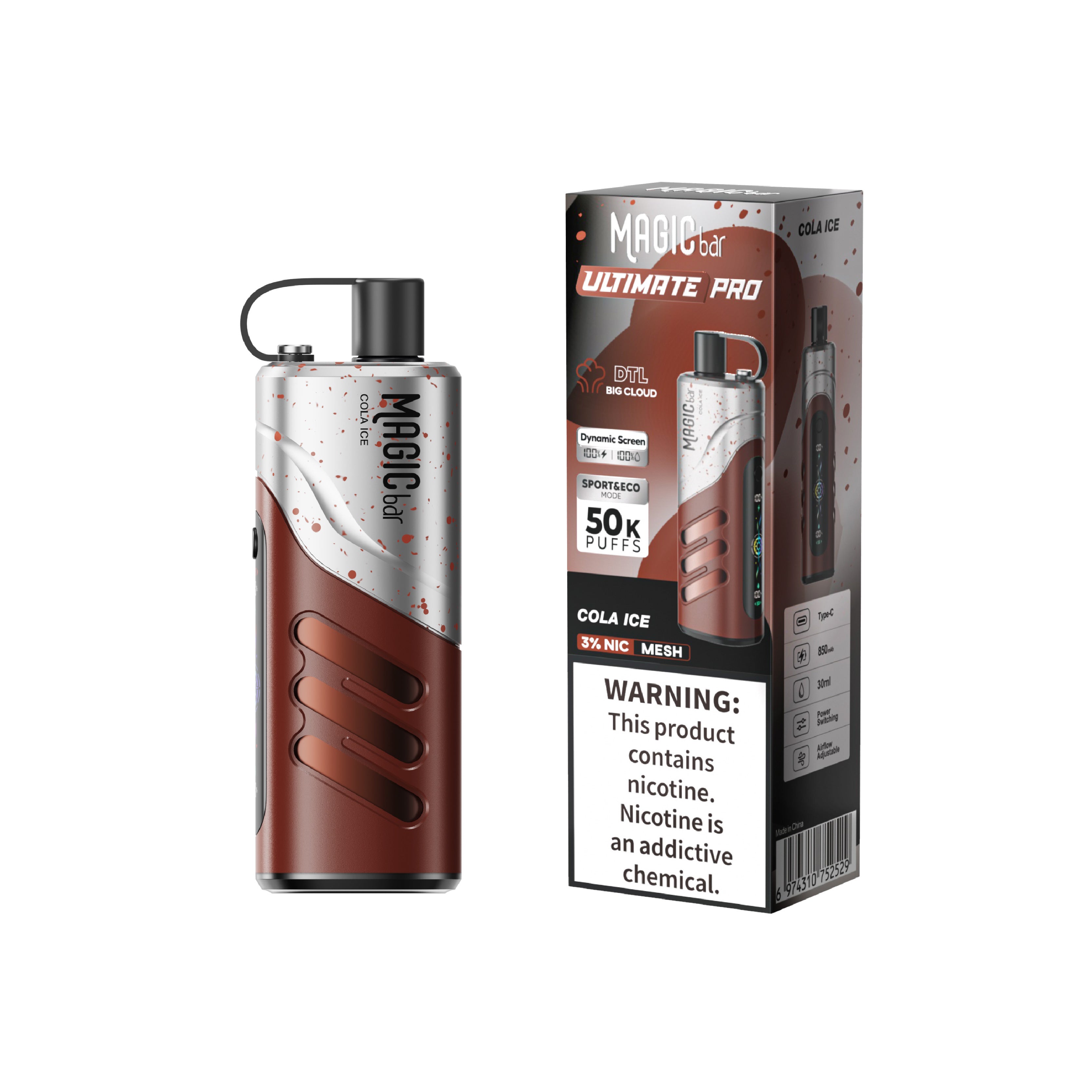 Magic Bar Ultimate Pro 50000 Puffs DTL Disposable Vape VS Vozol Gear Shisha 25K Vozol Gear Shisha 40k