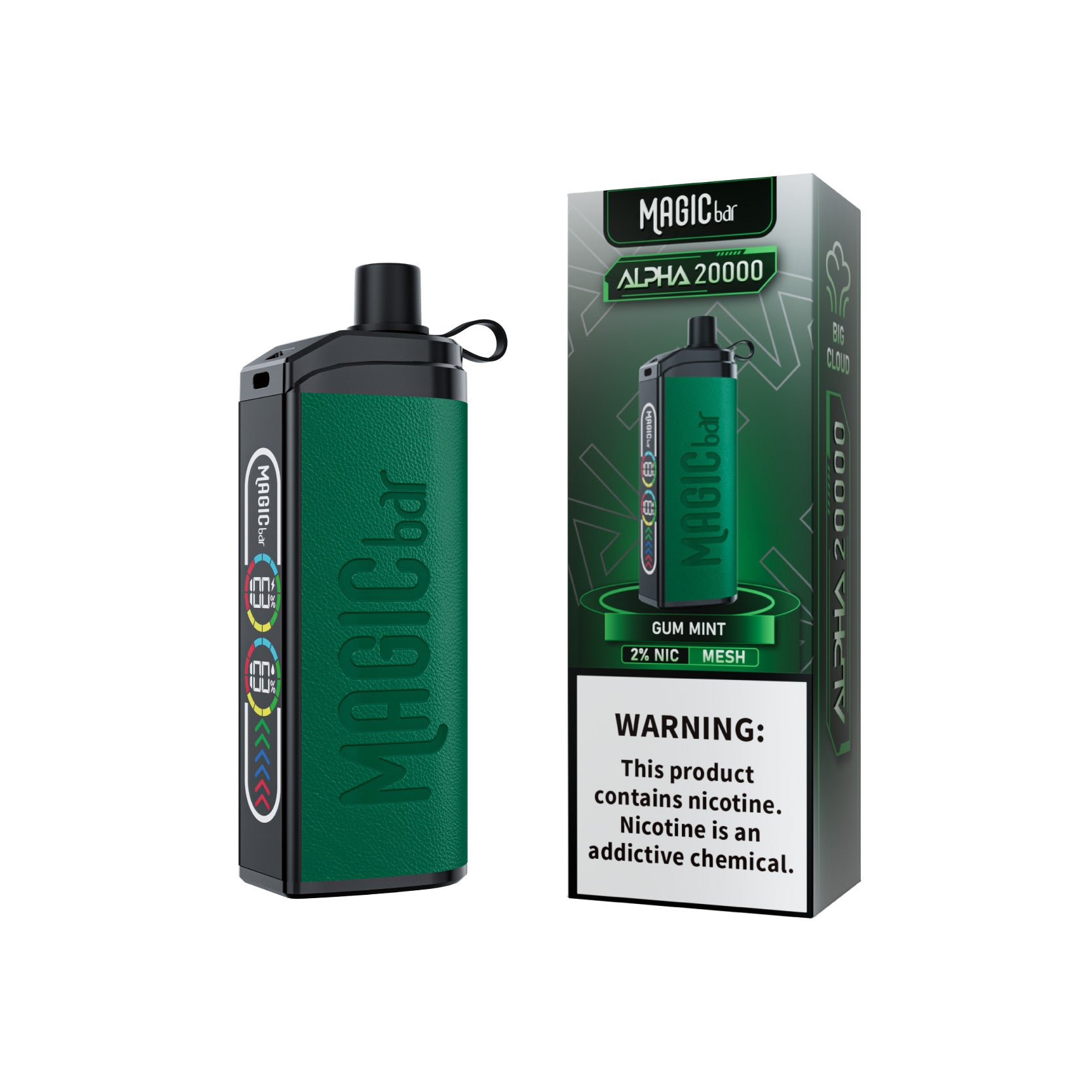 Magic Bar Alpha 20000Puffs DTL Disposable Vape Hot Selling Disposable Vape