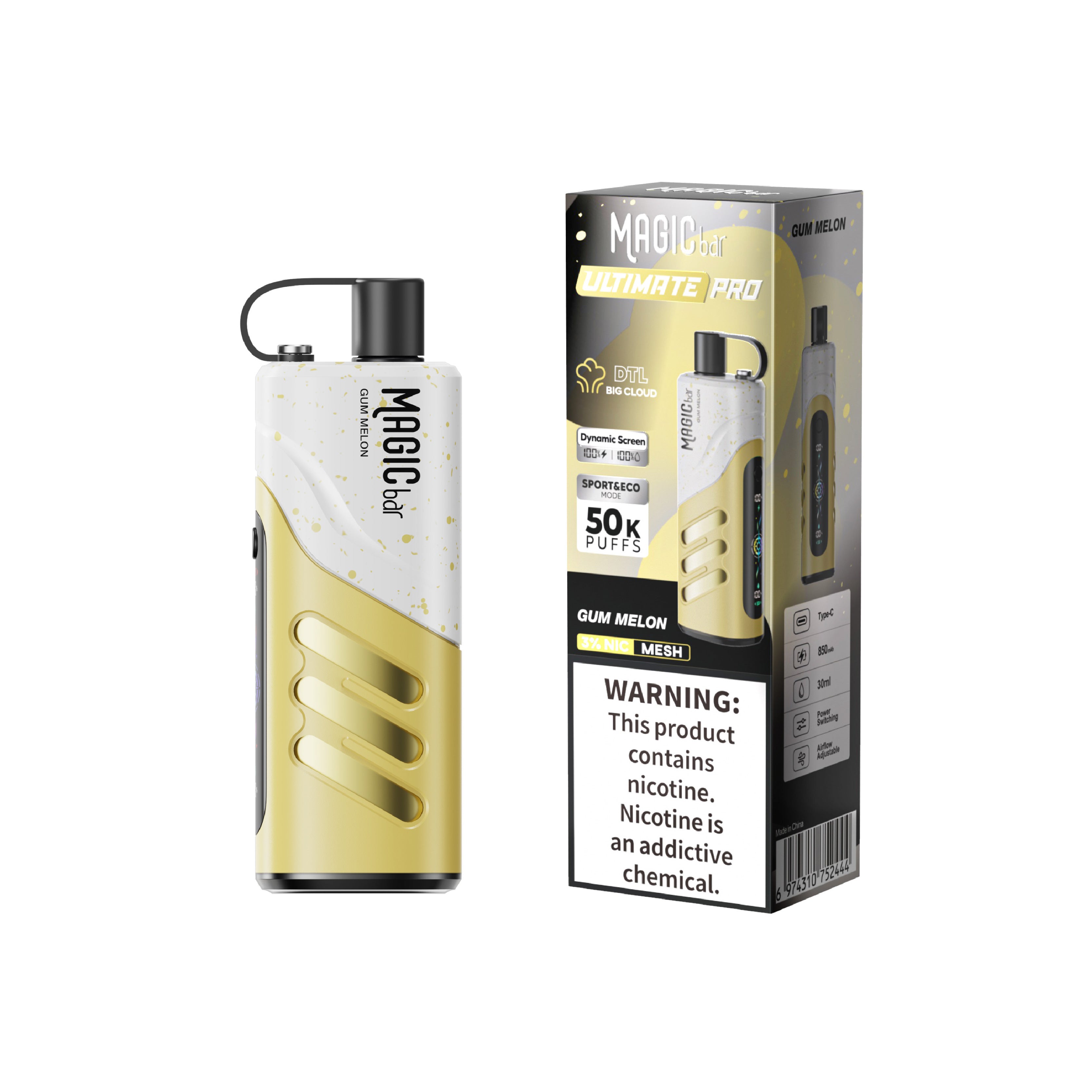 Magic Bar Ultimate Pro 50000 Puffs DTL Disposable Vape