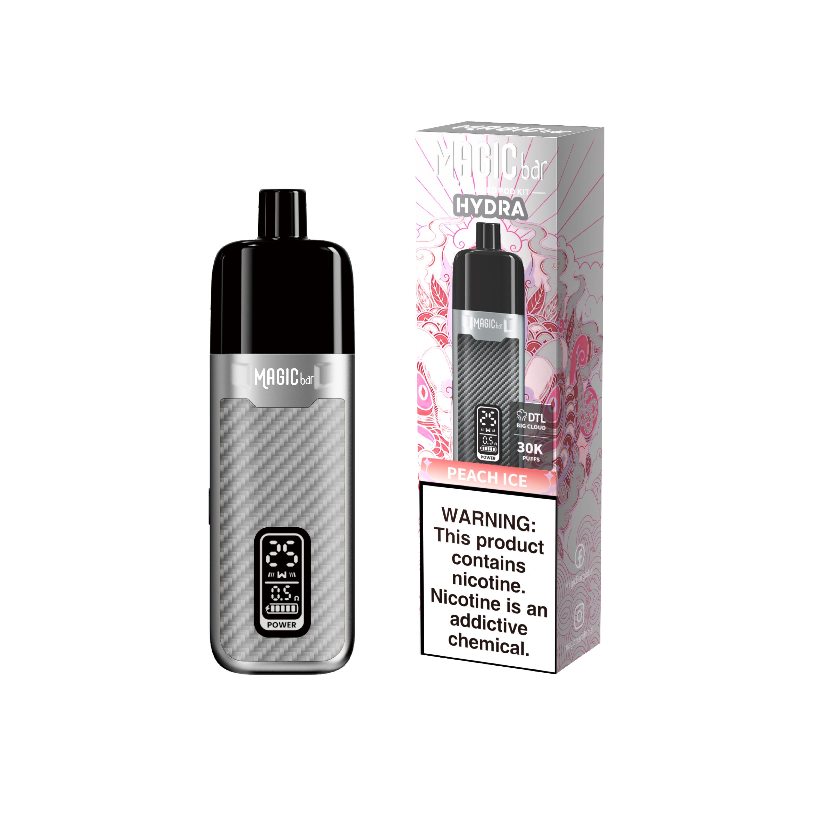 Magic Bar Hydra DTL Prefilled Pod Kit World First DTL Big Cloud Prefilled Pod