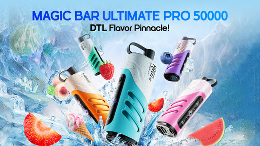 Magic Bar ULTIMATE PRO 50000: DTL Flavor Pinnacle! Rich Vapor, No More "Great Vapor, Bland Taste"