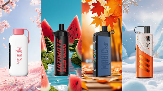 MAGIC BAR Disposable DTL Vape MTL Vape Big Puffs