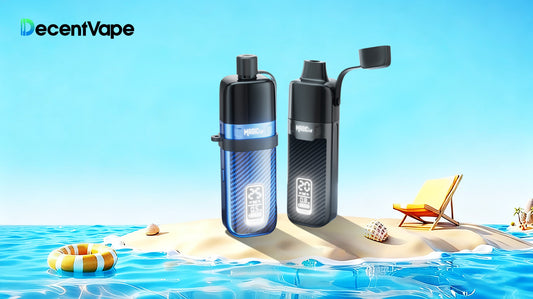 The MAGIC BAR HYDRA, a versatile vape starter kit that offers both MTL and DTL modes.