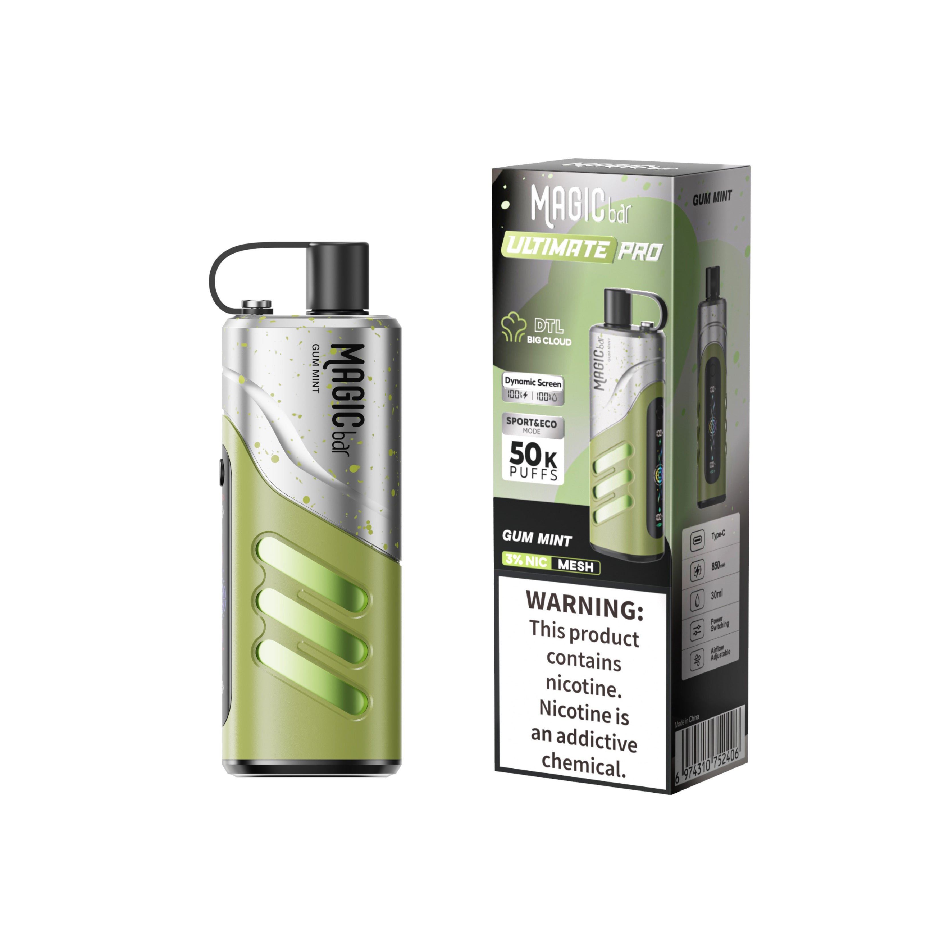 Magic Bar Ultimate Pro 50K DTL Disposable Vape Best Shisha Vape