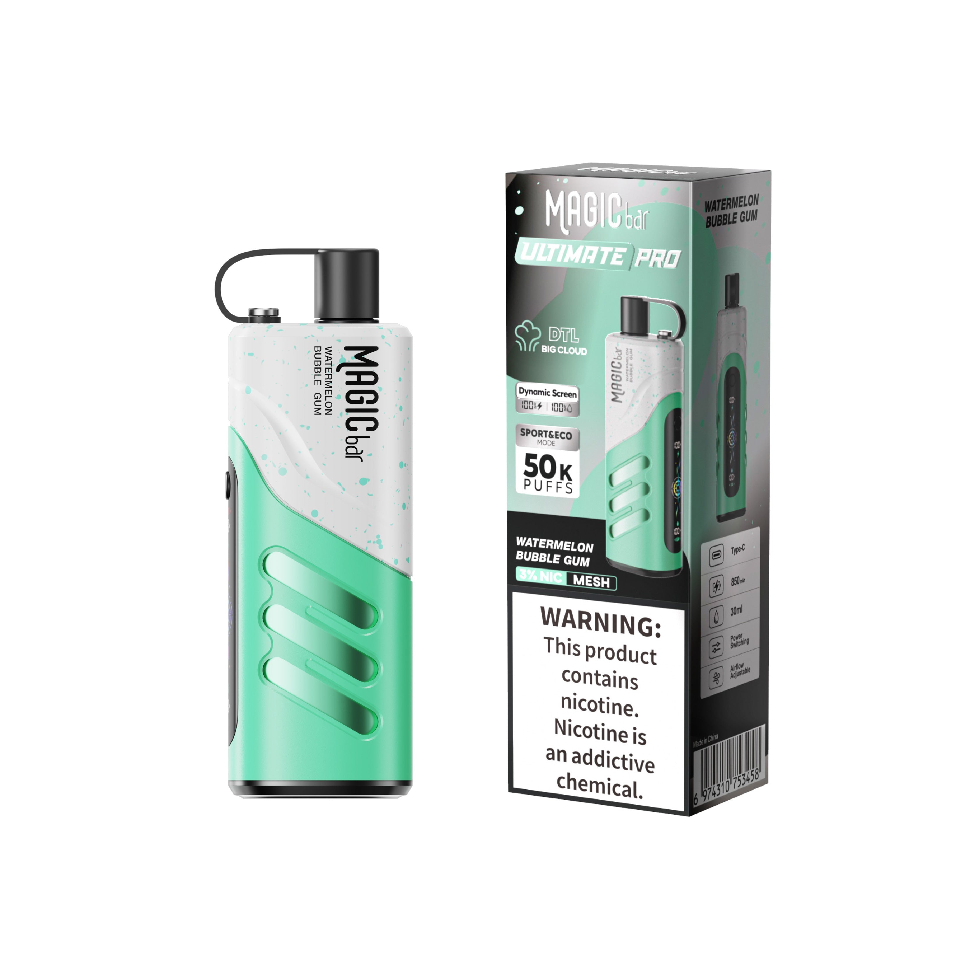 Magic Bar Ultimate Pro 50000 Puffs DTL Disposable Vape