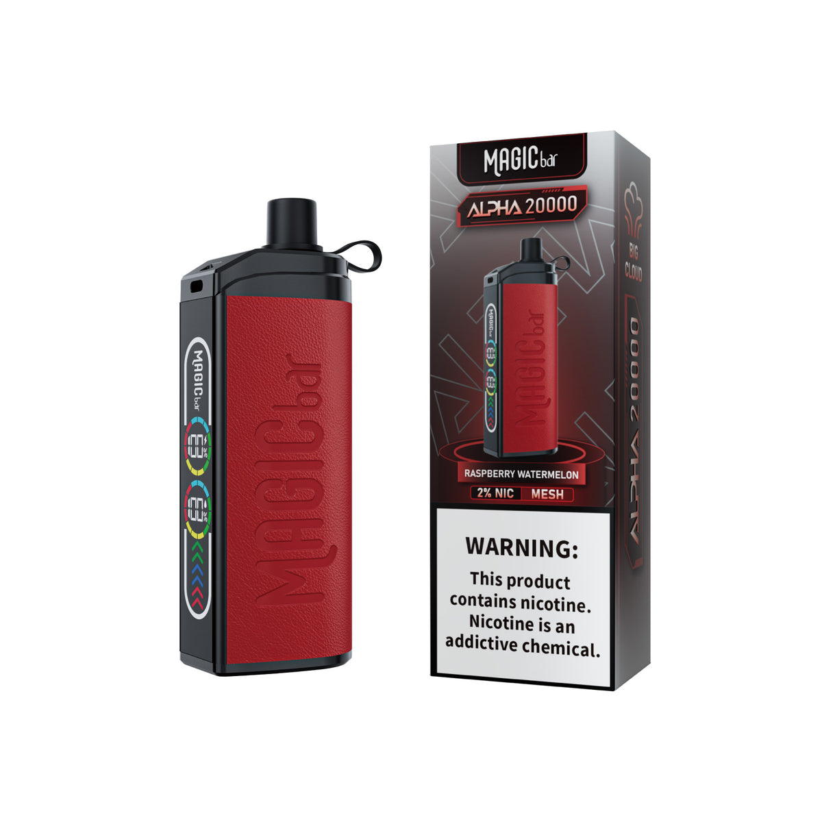 Magic Bar Alpha 20000Puffs DTL Disposable Vape VS Al Fakher Disposable