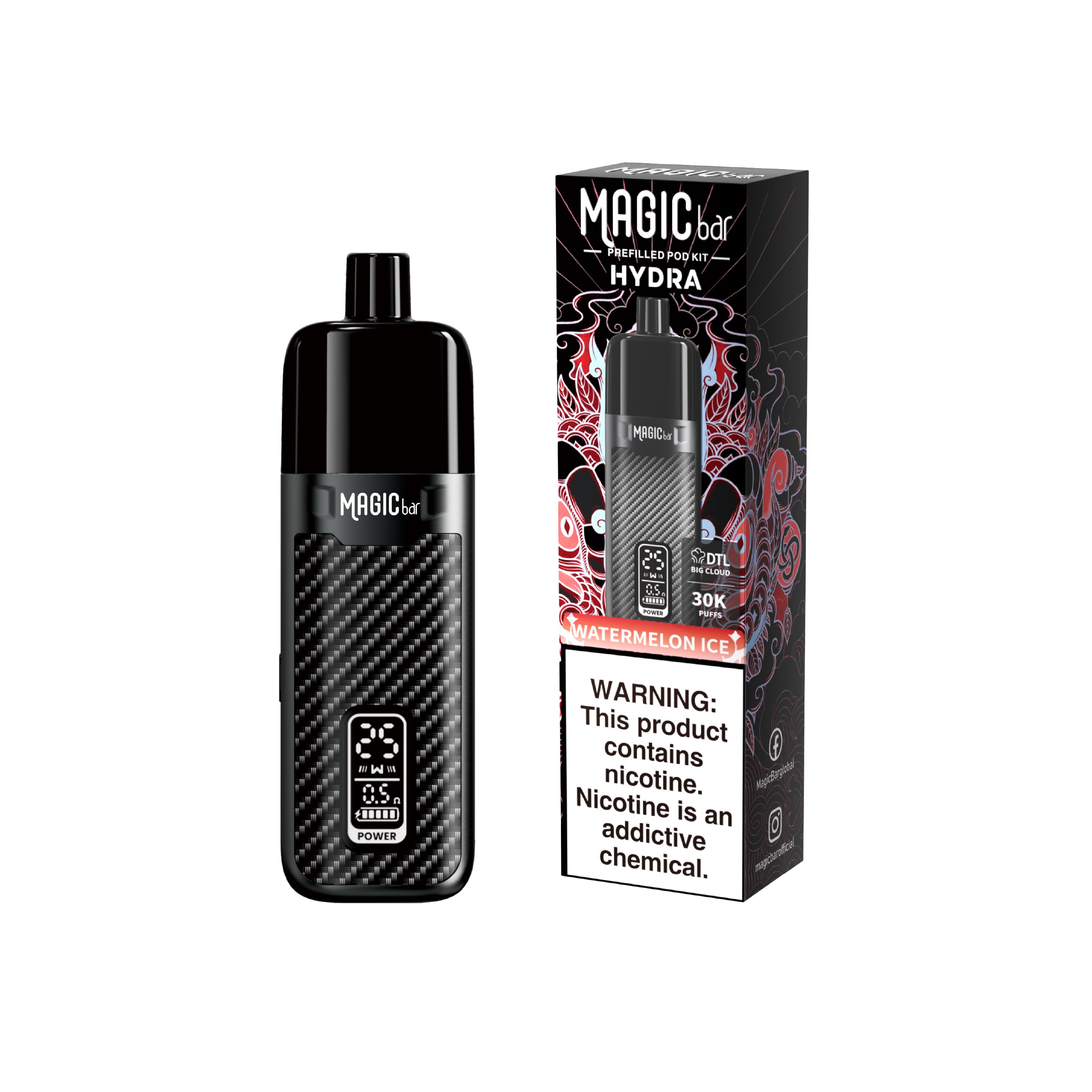 Magic Bar Hydra DTL Prefilled Pod Kit