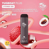TUGBOAT PLUS DISPOSABLE POD DEVICE - Lychee Ice